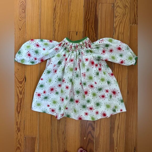 Petit Ami Smocked Holiday Dress - Picture 1 of 4
